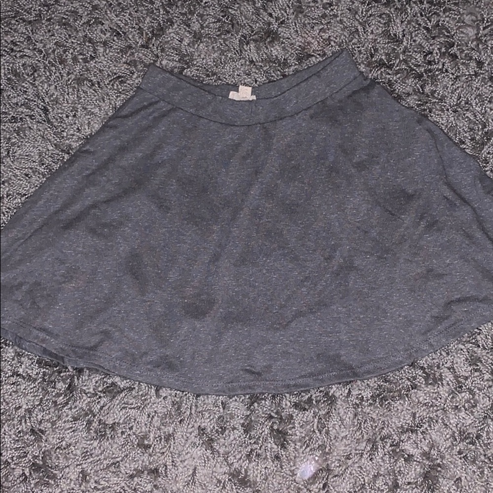 Gray skater skirt